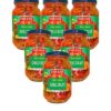 Euro-East Grillsalat 6er Pack im Glas x 460g | vegan, glutenfrei | GewÃ¼rzgurkensalat mit Karotten, Paprika und Zwiebeln