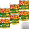 Gut&GÃ¼nstig Mandarin-Orangen Mandarinen in der Dose leicht gezuckert kernlos 6er Pack (6x312g Dose) + usy Block